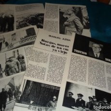Coleccionismo de Revista Historia y Vida: RECORTE : BURGOS, MARZO 1939. POR MANUEL AZNAR. HIST. Y VIDA, ABRIL 1968