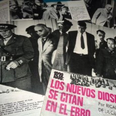 Coleccionismo de Revista Historia y Vida: RECORTE : 1938 : LOS NUEVOS DIOSES SE CITAN EN EL EBRO HIST, Y VIDA, JULIO 1968
