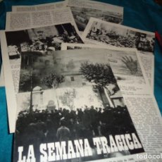 Coleccionismo de Revista Historia y Vida: RECORTE : SEMANA TRAGICA : EMBARQUE DE TROPAS PARA MARRUECOS, 1909. HIST, Y VIDA, OCT 1968