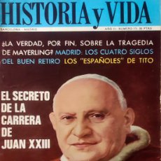 Coleccionismo de Revista Historia y Vida: HISTORIA Y VIDA, AÑO II, NÚMERO 11 (FEBRERO, 1969).. Lote 376877264