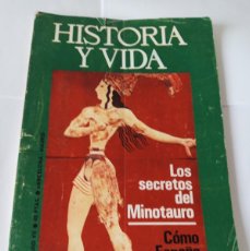Coleccionismo de Revista Historia y Vida: HISTORIA Y VIDA .Nº 78 AÑOVII. 1974. LOS SECRETOS DEL MINOTAURO