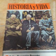 Coleccionismo de Revista Historia y Vida: HISTORIA Y VIDA. AÑO I N. 8 YALTA OPERACIÓN REPARTO.
