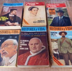 Coleccionismo de Revista Historia y Vida: LOTE 55 REVISTAS HISTORIA Y VIDA. 1968-74