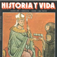 Coleccionismo de Revista Historia y Vida: HISTORIA Y VIDA - Nº 246, MANUSCRITOS ILUMINADOS, LEWIS CARROL, LA VICALVARADA