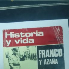Coleccionismo de Revista Historia y Vida: REVISTA HISTORIA Y VIDA - FRANCO Y AZAÑA