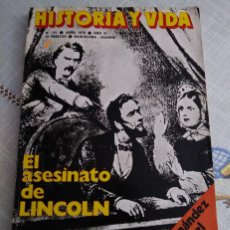 Coleccionismo de Revista Historia y Vida: REVISTA HISTORIA Y VIDA AÑO XI N°121 - LINCOLN / MIGUEL HERNÁNDEZ