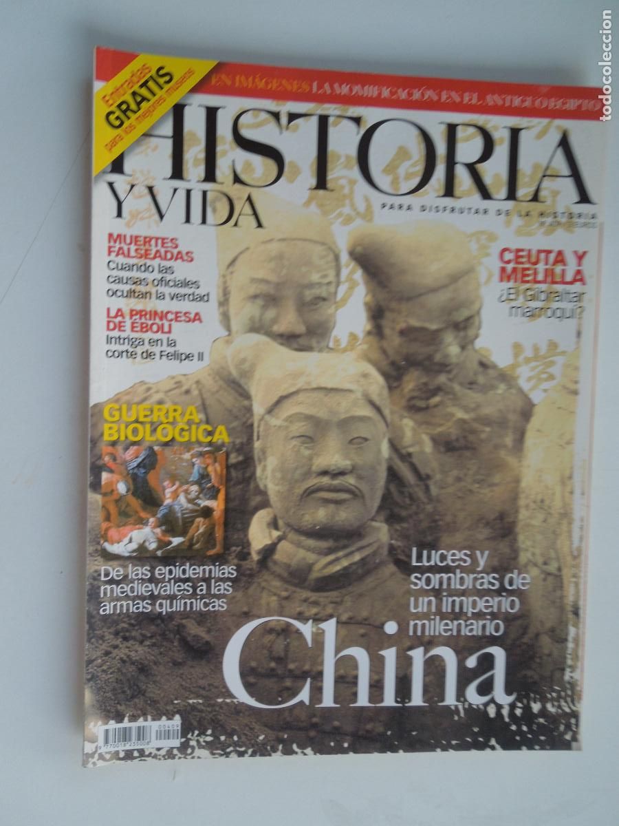 Coleccionismo de Revista Historia y Vida: HISTORIA Y VIDA N&ordm; 409 - CHINA - CEUTA Y MELILLA