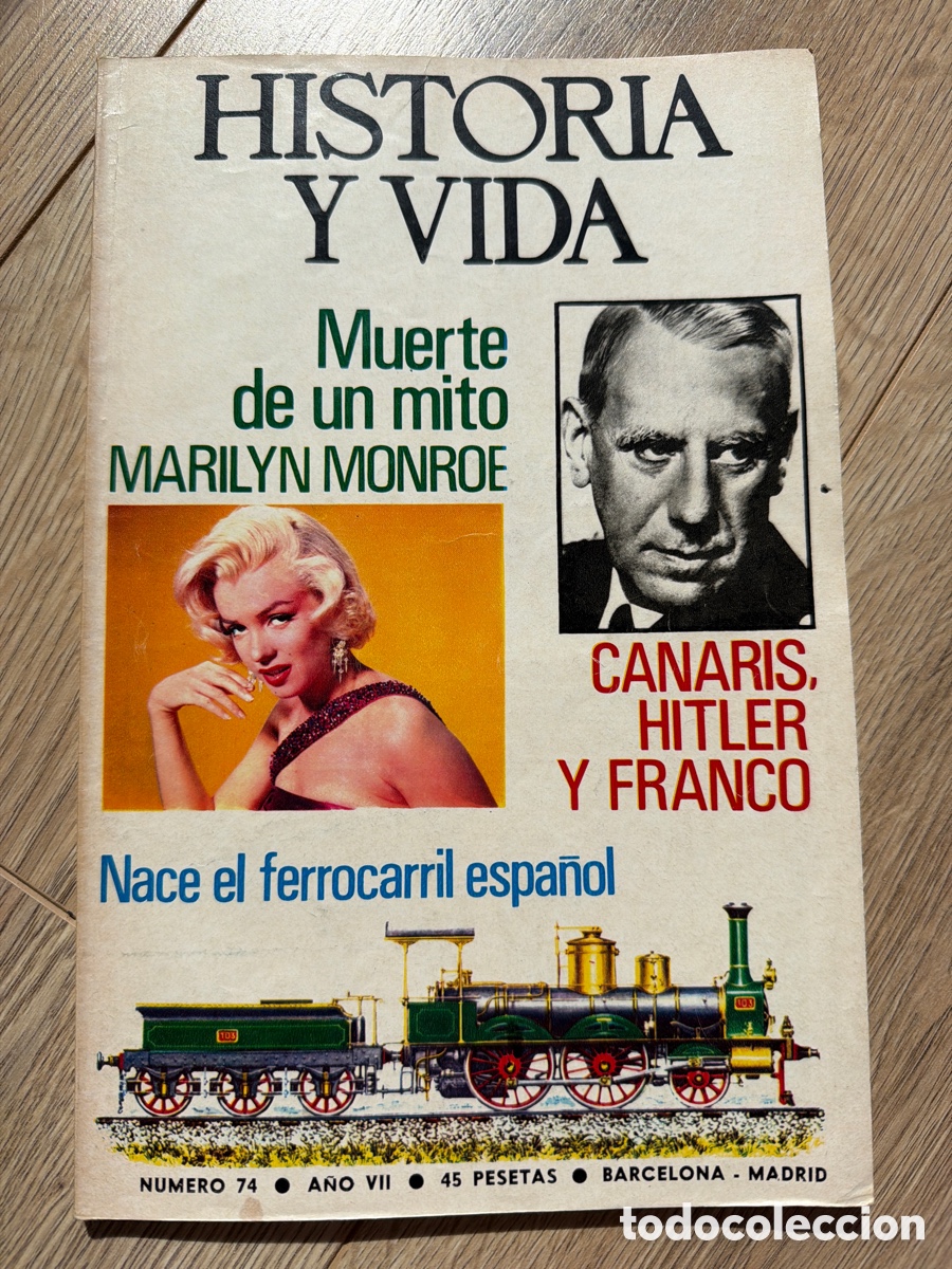 Colecionismo da Revista Historia y Vida: Revista Historia y Vida, A&Ntilde;O VII N.74