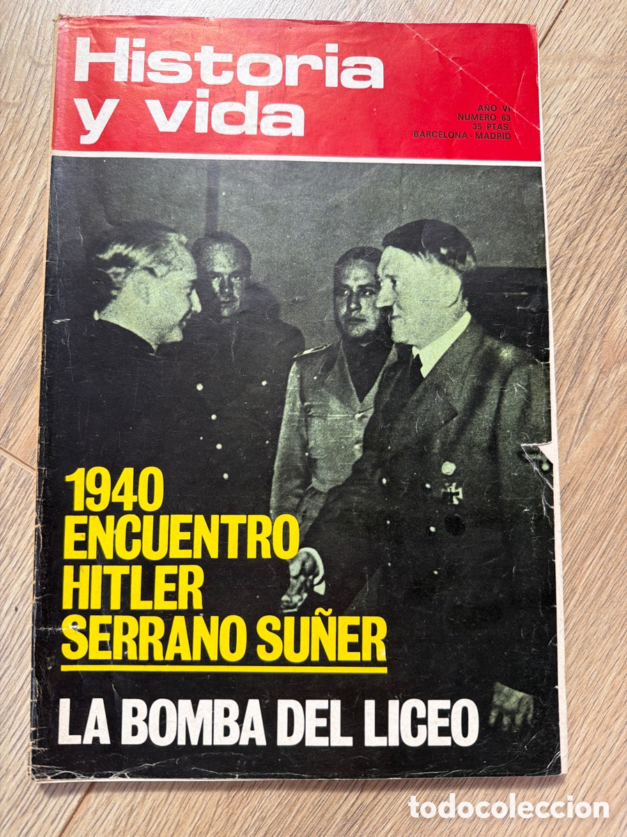 Colecionismo da Revista Historia y Vida: Revista Historia y Vida, A&Ntilde;O VI N.63