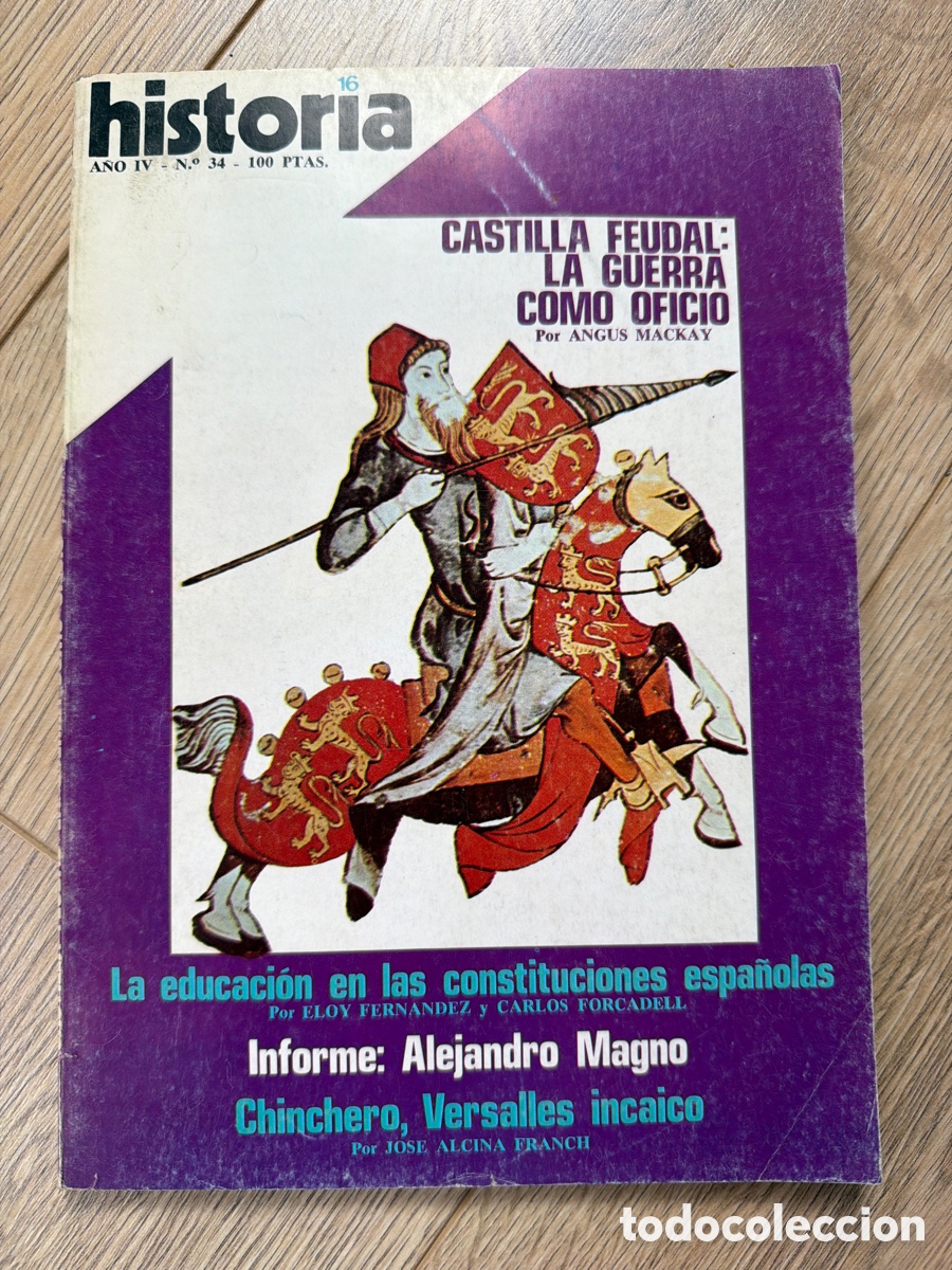 Sammeln von Zeitschriften Historia y Vida: Revista Historia, A&Ntilde;O IV N.34