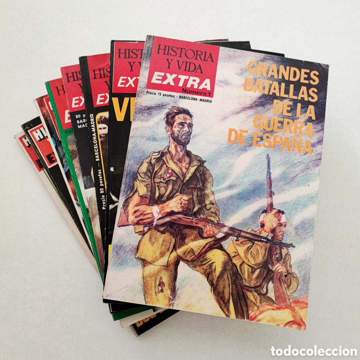 Coleccionismo de Revista Historia y Vida: Lote HISTORIA Y VIDA EXTRA 9 n&uacute;meros