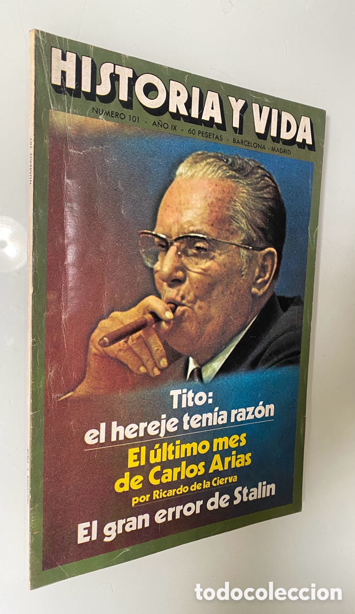 Colecionismo da Revista Historia y Vida: Historia y Vida n&ordm; 101 (A&ntilde;o IX, Agosto 1976): La Instituci&oacute;n Libre de Ense&ntilde;anza / La Columna Italian