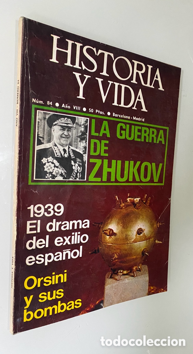 Coleccionismo de Revista Historia y Vida: Historia y Vida n&ordm; 84 (A&ntilde;o VIII, Marzo 1975): El drama del exilio / Le&oacute;n de Armenia, rey moro de Mad