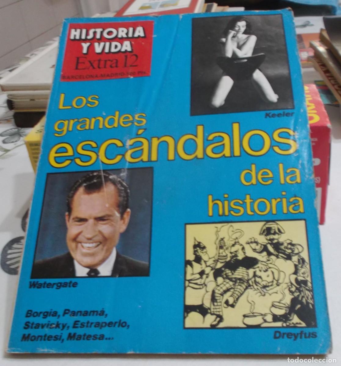 Coleccionismo de Revista Historia y Vida: historia y vida extra 12 a&ntilde;o 1968 los grandes escandalos de la historia