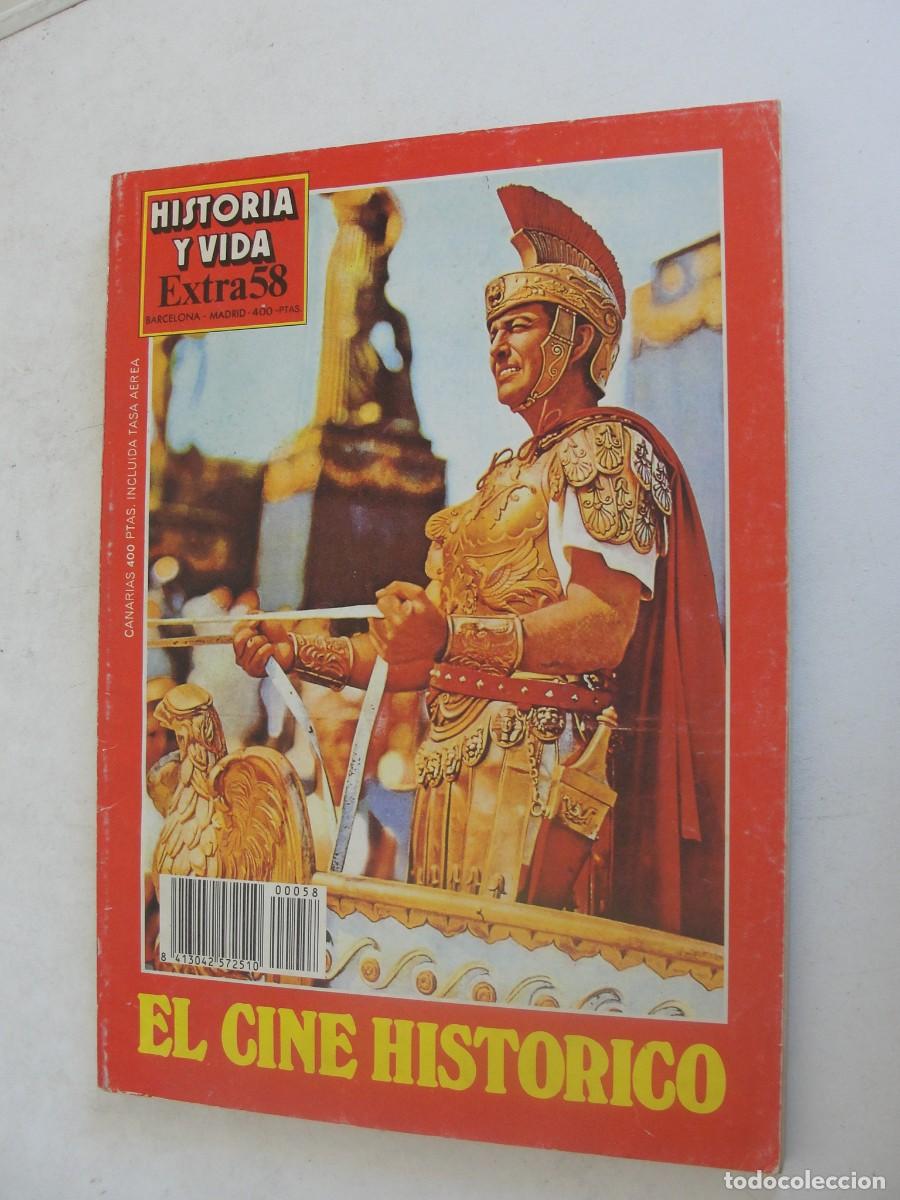 Coleccionismo de Revista Historia y Vida: HISTORIA Y VIDA EXTRA 58 - EL CINE HISTORICO - 1990 - EXCELENTE ESTADO VED FOTOS