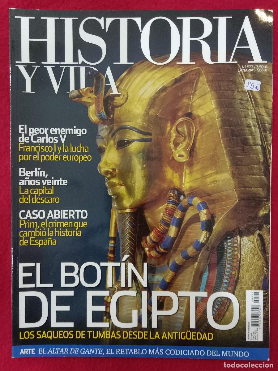 Coleccionismo de Revista Historia y Vida: Historia y Vida - N&ordm;. 523 - A&ntilde;o XLIII - El Bot&iacute;n de Egipto