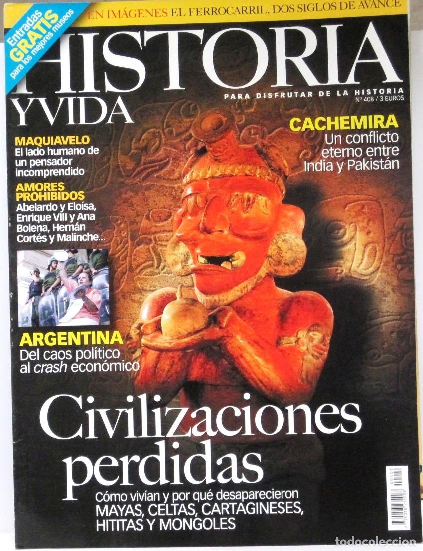 Coleccionismo de Revista Historia y Vida: HISTORIA Y VIDA - N&ordm; 408 - CIVILIZACIONES PERDIDAS - REVISTA