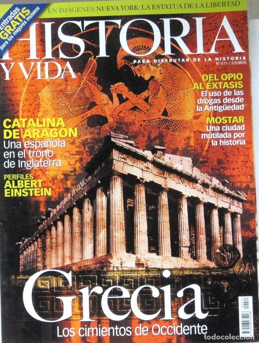Coleccionismo de Revista Historia y Vida: HISTORIA Y VIDA - N&ordm; 411- GRECIA LOS CIMIENTOS DE OCCIDENTE - REVISTA