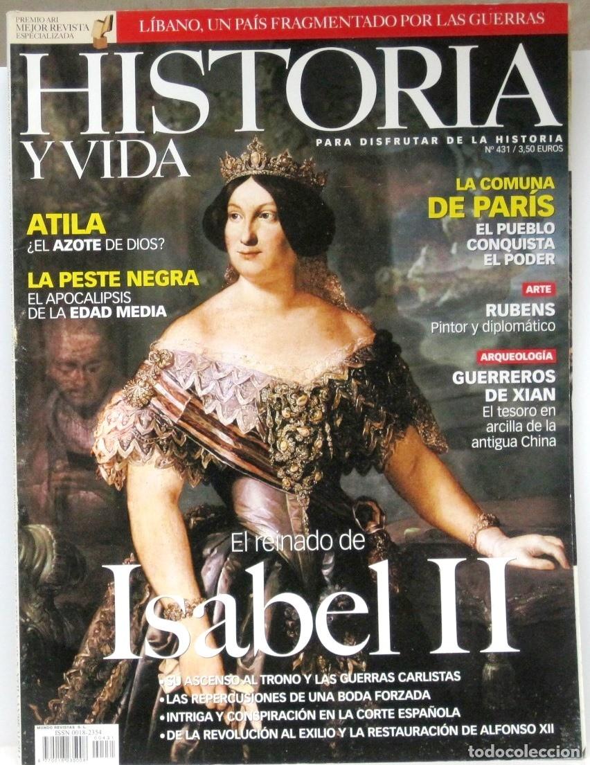 Collezionismo di Rivista Historia y Vida: HISTORIA Y VIDA - N&ordm; 431 - ISABEL II - REVISTA
