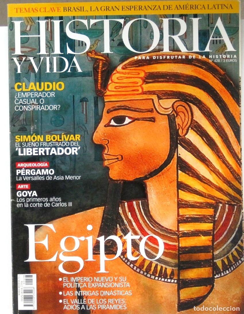 Coleccionismo de Revista Historia y Vida: HISTORIA Y VIDA - N&ordm; 428 - EGIPTO - REVISTA