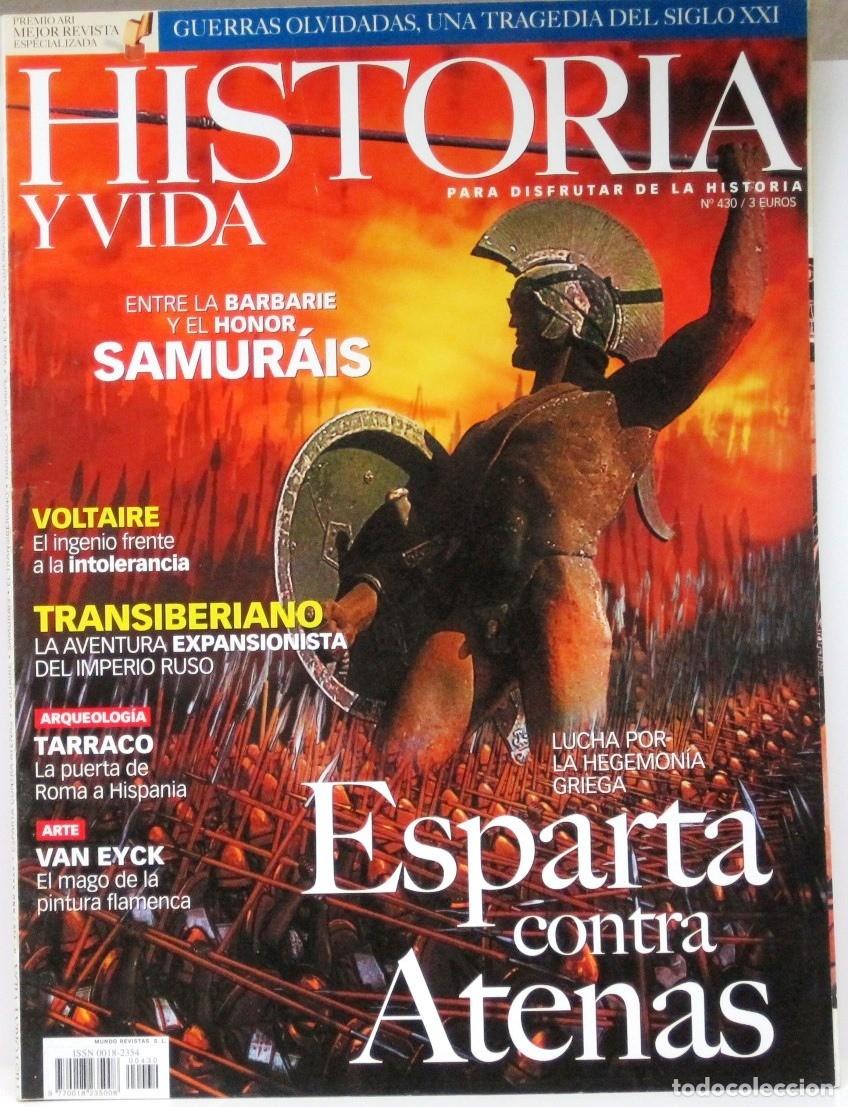 Coleccionismo de Revista Historia y Vida: HISTORIA Y VIDA - N&ordm; 430 - ESPARTA CONTRA ATENAS - REVISTA