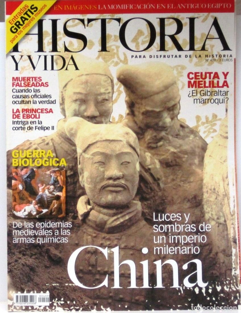 Coleccionismo de Revista Historia y Vida: HISTORIA Y VIDA - N&ordm; 409 - CHINA - REVISTA