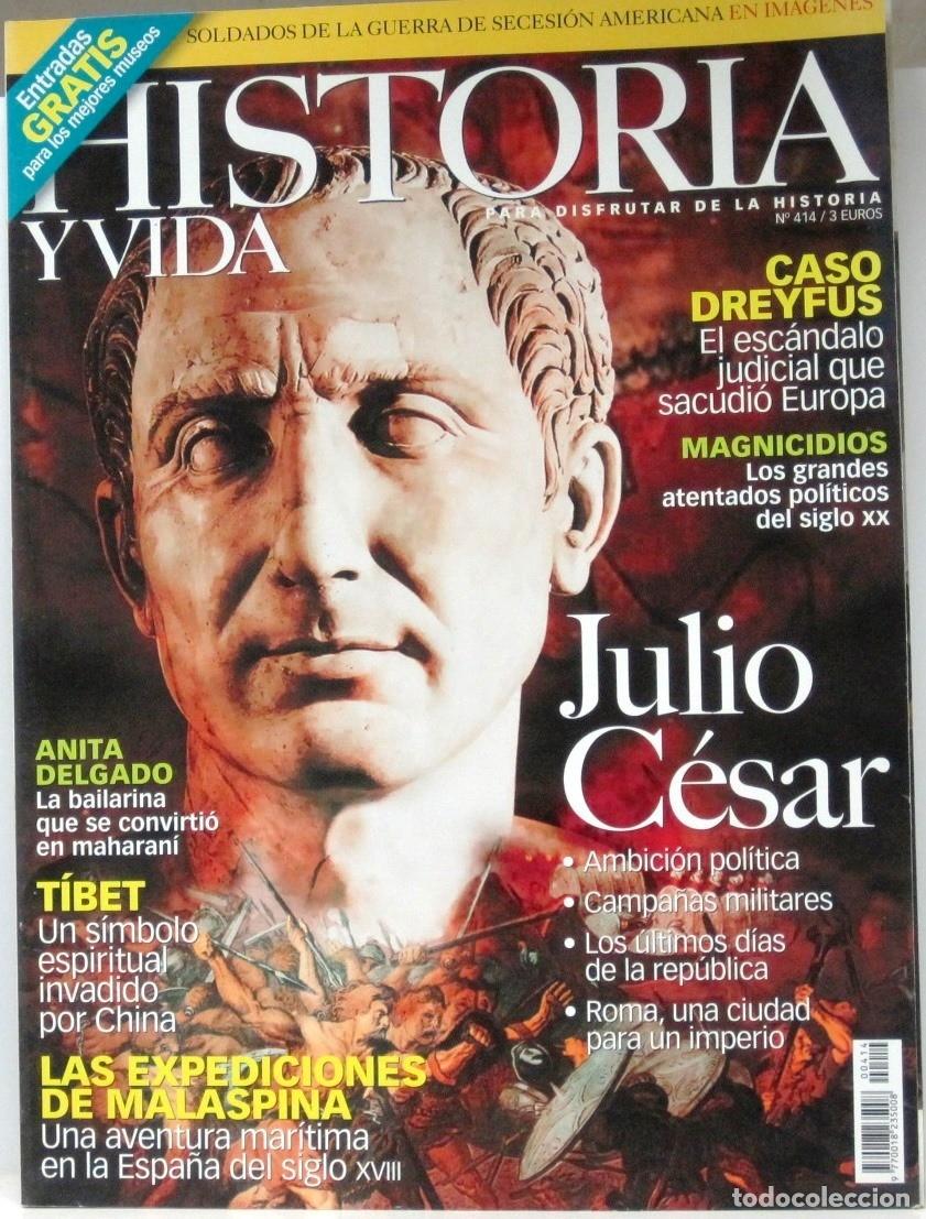 Coleccionismo de Revista Historia y Vida: HISTORIA Y VIDA - N&ordm; 414 - JULIO CESAR - REVISTA