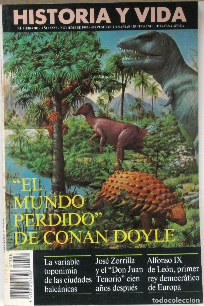 Coleccionismo de Revista Historia y Vida: HISTORIA Y VIDA -N&ordm; 308 - EL MUNDO PERDIDO DE CONAN DOYLE - REVISTA