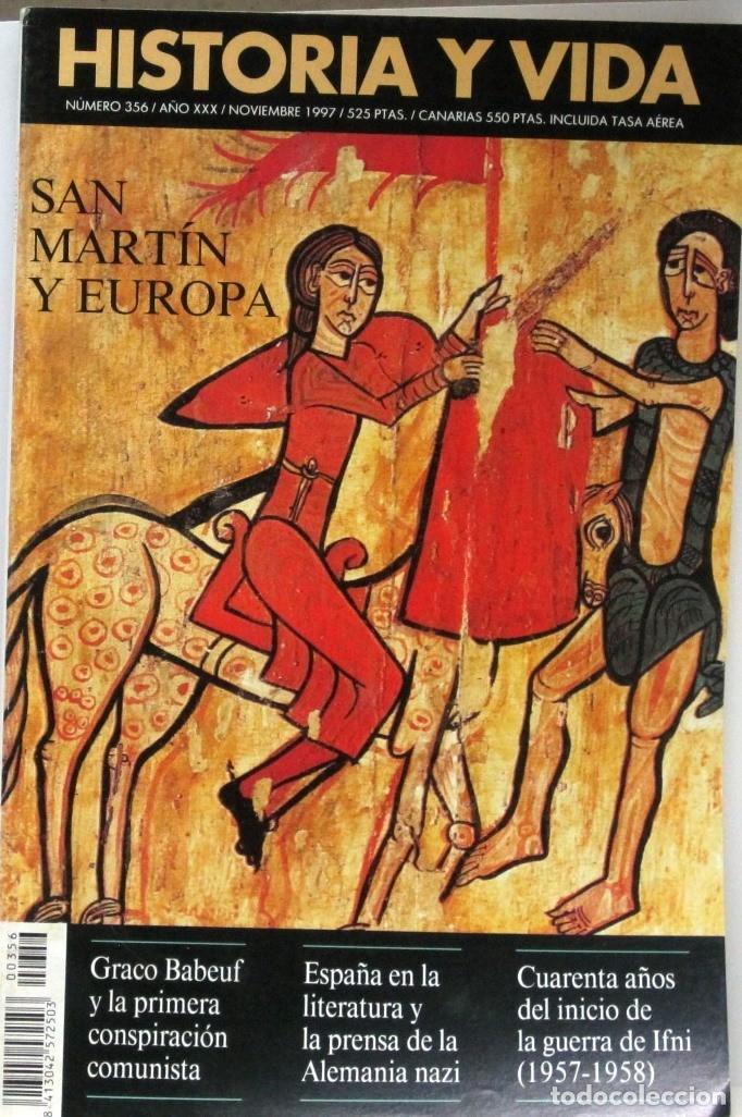 Coleccionismo de Revista Historia y Vida: HISTORIA Y VIDA -N&ordm; 356 - SAN MARTIN Y EUROPA - REVISTA