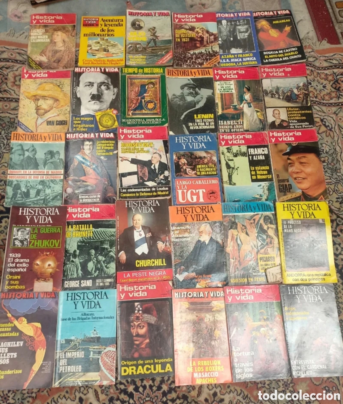 Coleccionismo de Revista Historia y Vida: Lote 107 Revistas HISTORIA Y VIDA - N&uacute;meros Variados A&ntilde;os 70 y 80 - Excelente Oportunidad Coleccioni