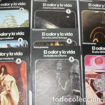 Coleccionismo de Revista Historia y Vida: Fasciculos antiguos Garza El calor y la vida 1972 lote de 7 numeros ilustrado PEIFER