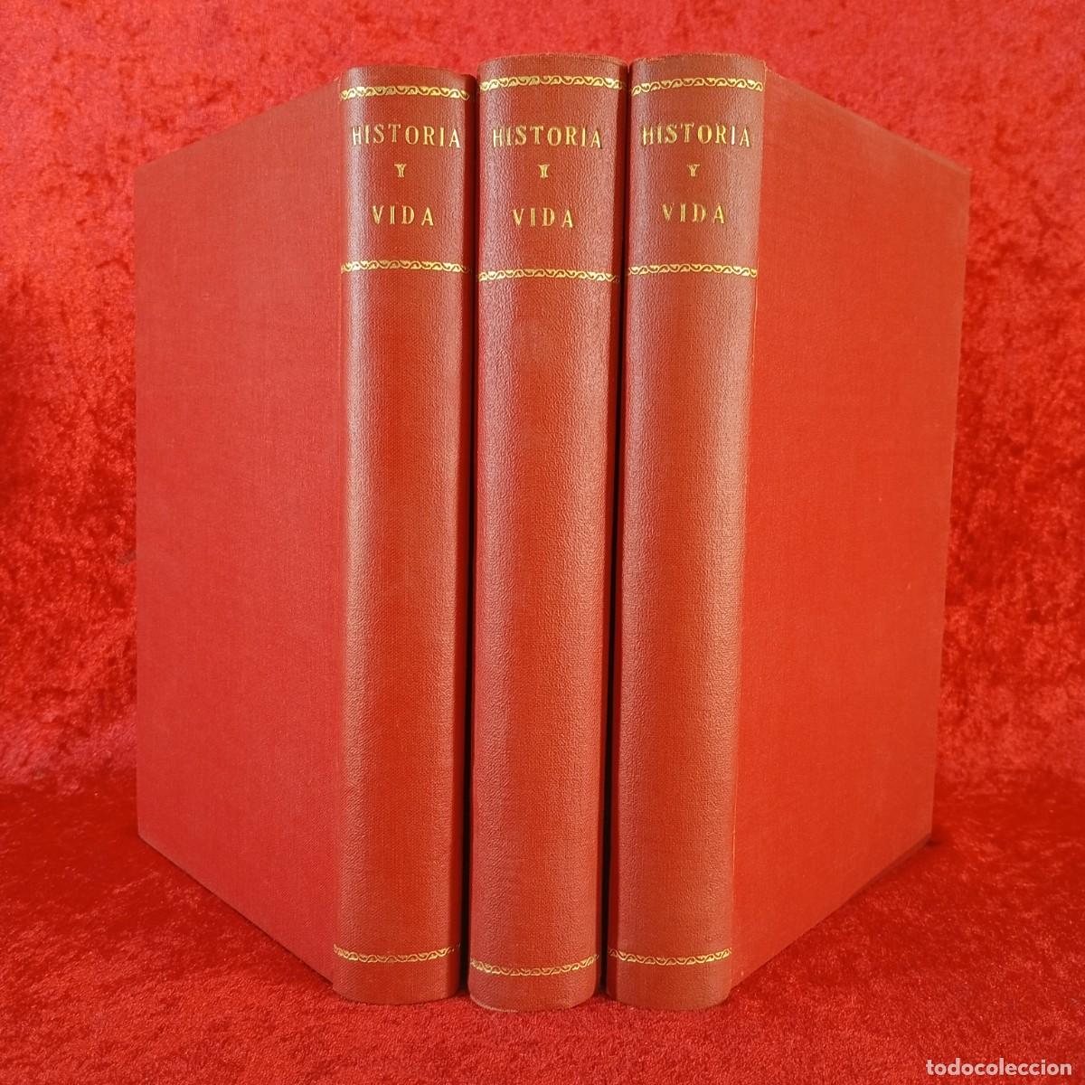 Coleccionismo de revista Historia y Vida: HISTORIA Y VIDA - REVISTAS ENCUADERNADAS EN 3 TOMOS - 92 AL 103 Y DEL 122 AL 128 / 934