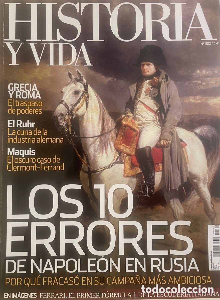 Coleccionismo de revista Historia y Vida: HISTORIA Y VIDA, n&uacute;m. 502. Enero 2010.