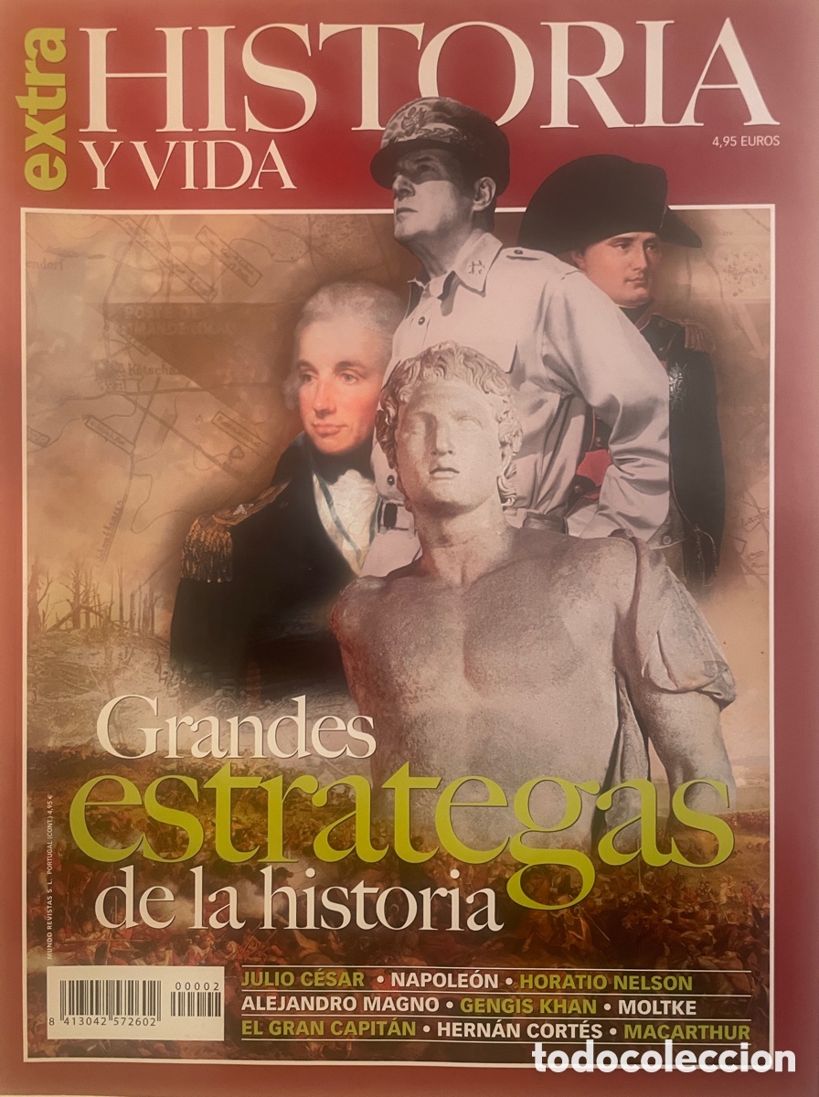 Coleccionismo de revista Historia y Vida: EXTRA HISTORIA Y VIDA. &ldquo;Grandes estrategas de la historia&rdquo;.