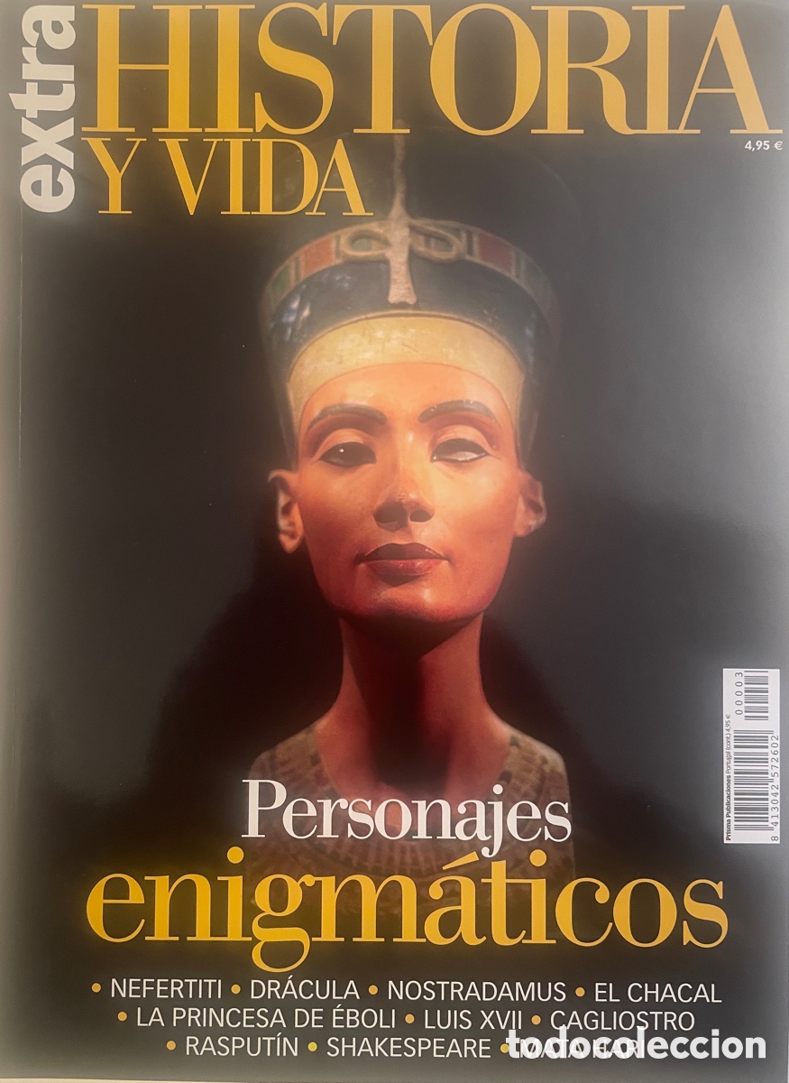 Coleccionismo de revista Historia y Vida: EXTRA HISTORIA Y VIDA. &ldquo;Personajes enigm&aacute;ticos&rdquo;.