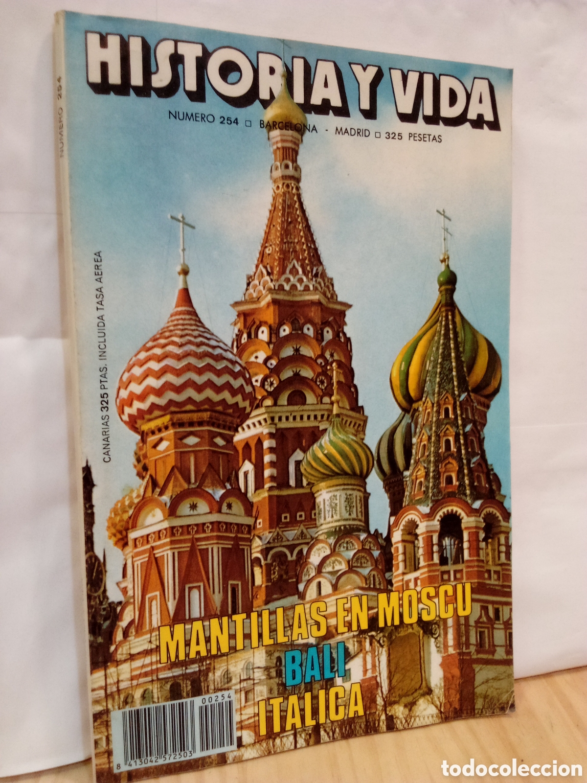 Coleccionismo de revista Historia y Vida: Historia y Vida. N.254. Mantillas en Moscu Bali Italica.