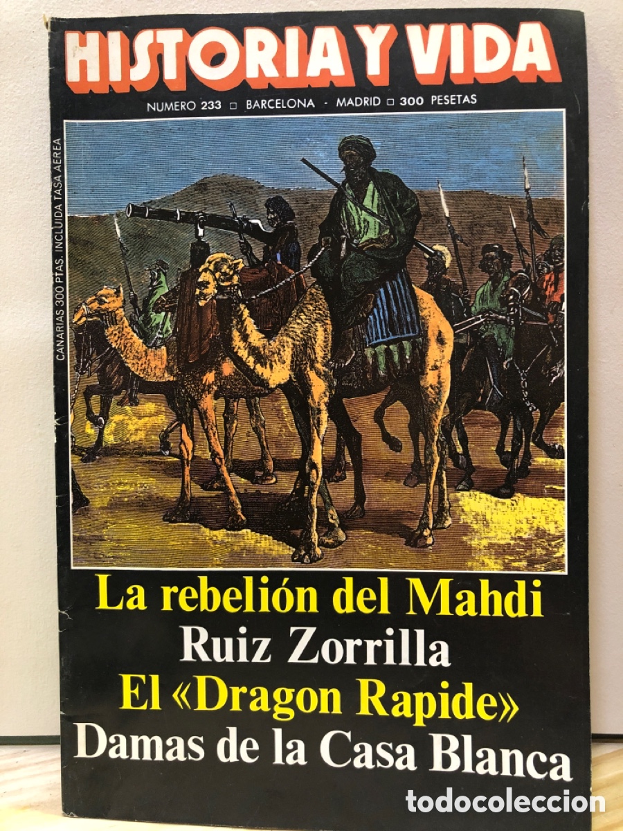 Coleccionismo de revista Historia y Vida: Historia y Vida, N&ordm;233, Agosto 1987