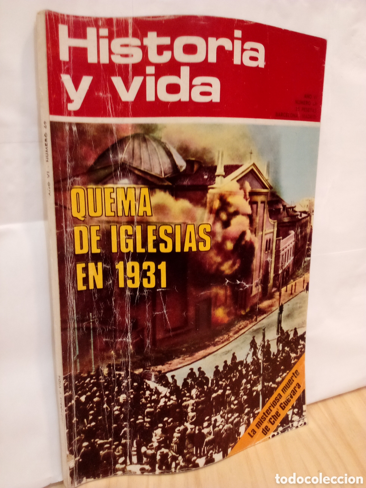 Coleccionismo de revista Historia y Vida: Historia y vida a&ntilde;o VI n. 69 - quema de iglesias