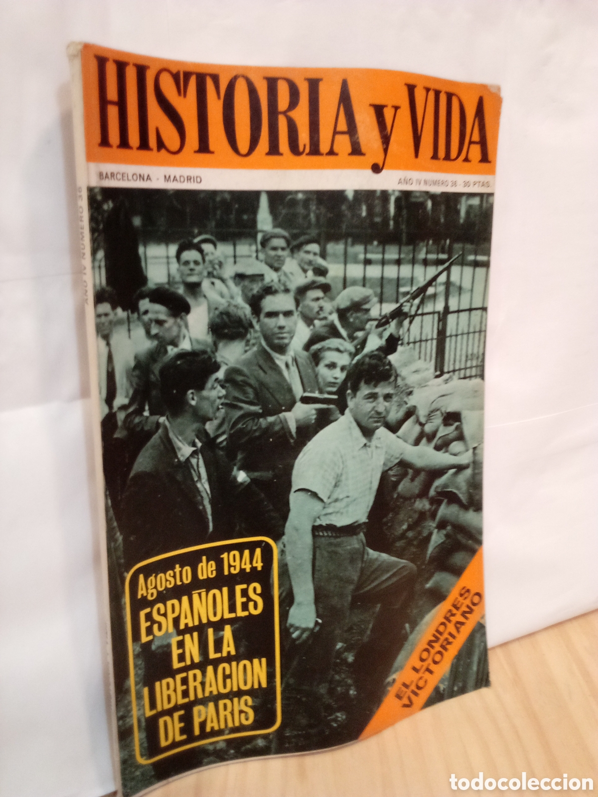 Coleccionismo de revista Historia y Vida: Historia y vida a&ntilde;o IV n. 36