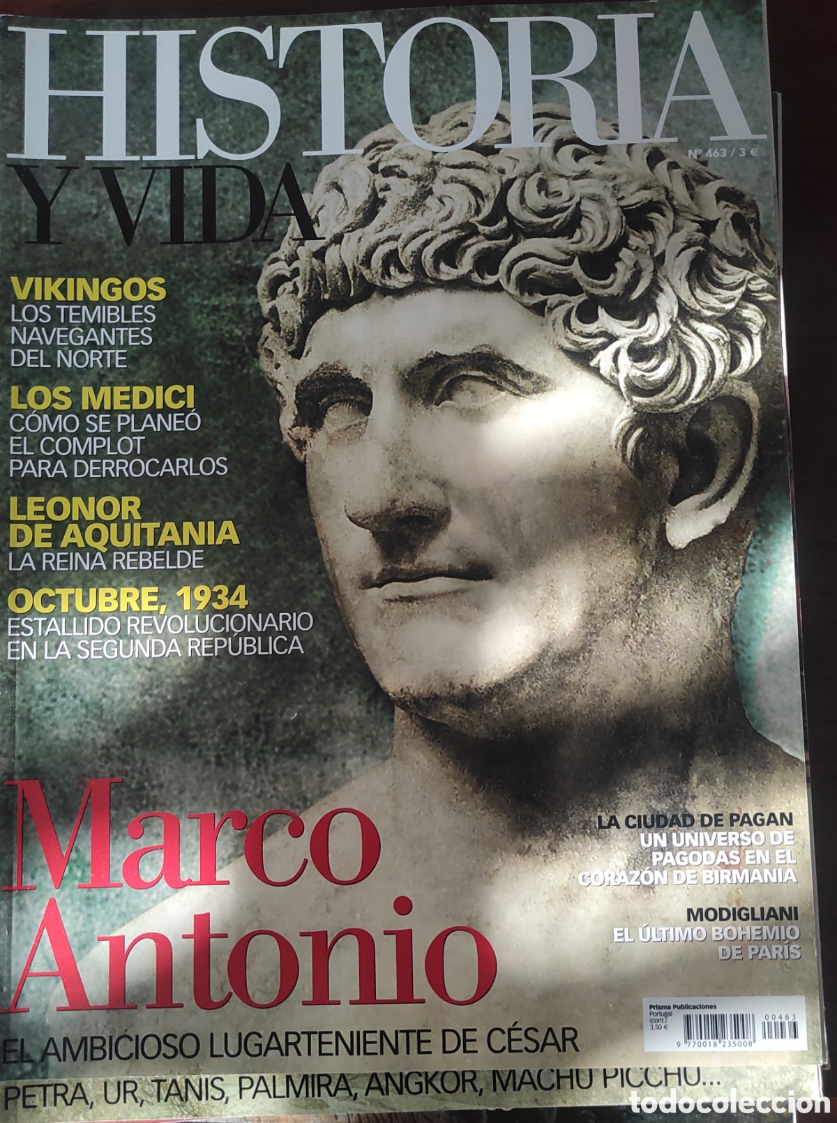 Coleccionismo de revista Historia y Vida: Historia y Vida. Marco Antonio.