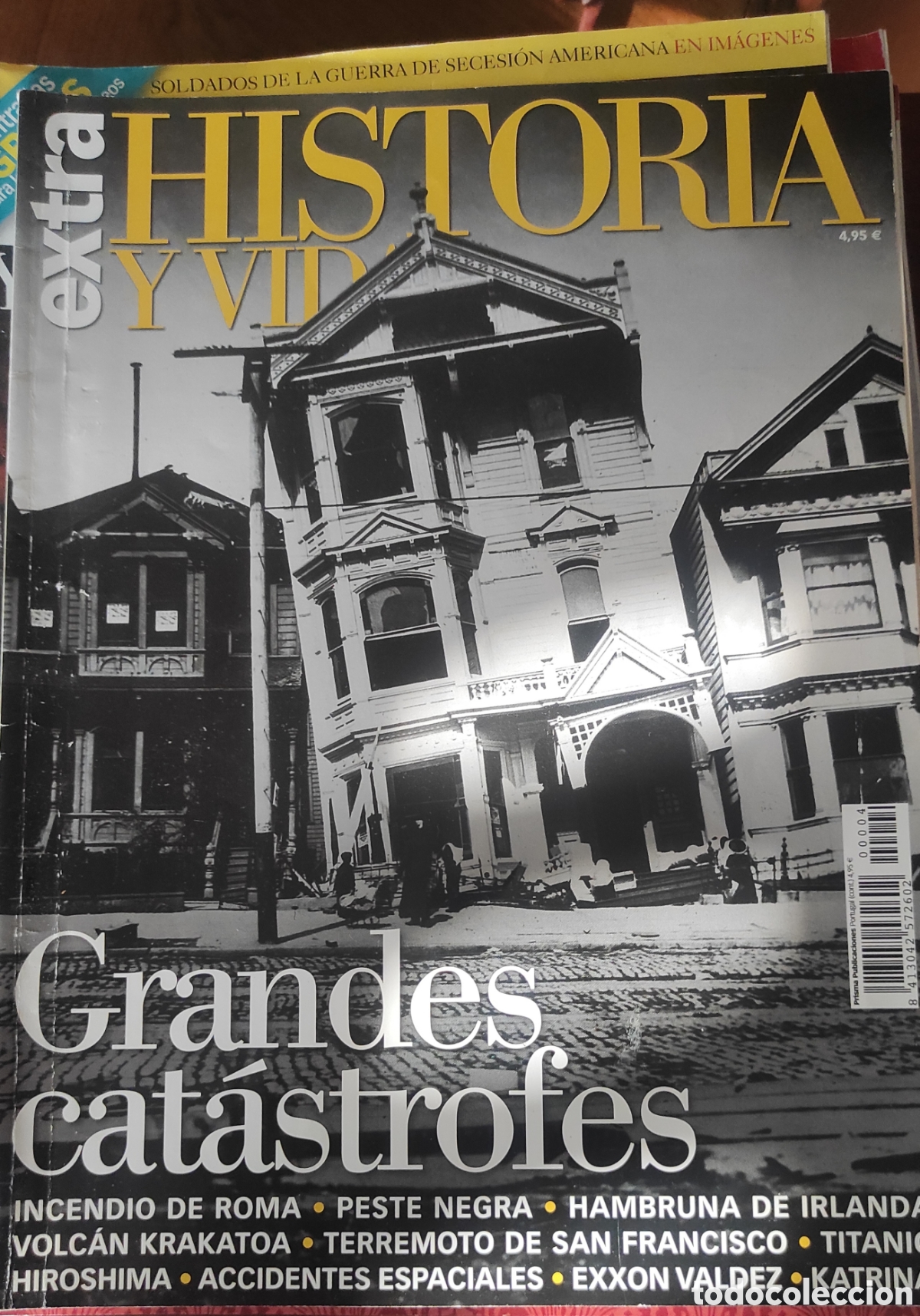 Coleccionismo de revista Historia y Vida: Historia y Vida. Grandes Cat&aacute;strofes.