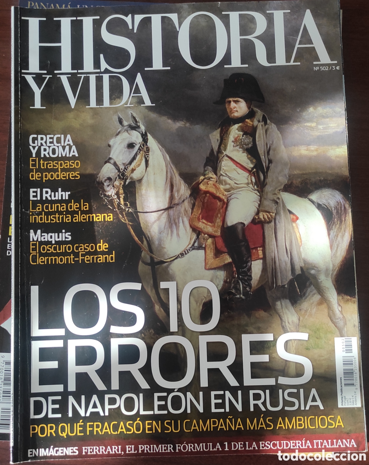 Coleccionismo de revista Historia y Vida: Historia y Vida. Los diez errores de Napole&oacute;n en Rusia.