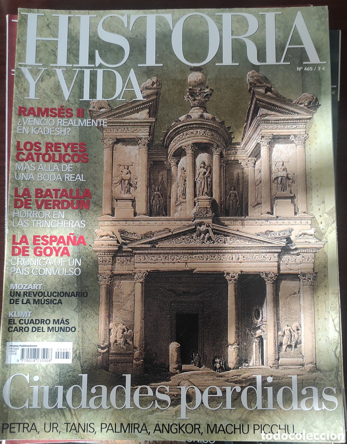 Coleccionismo de revista Historia y Vida: Historia y Vida. Ciudades Perdidas.