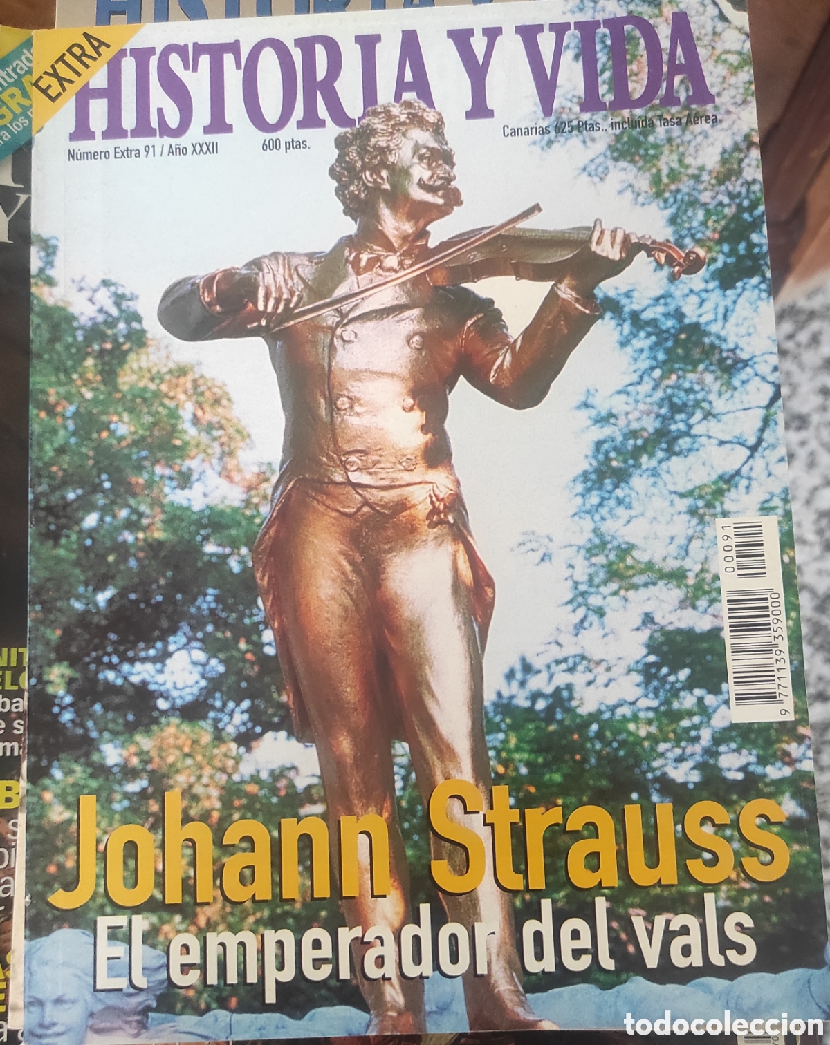 Coleccionismo de revista Historia y Vida: Historia y Vida. Johann Strauss