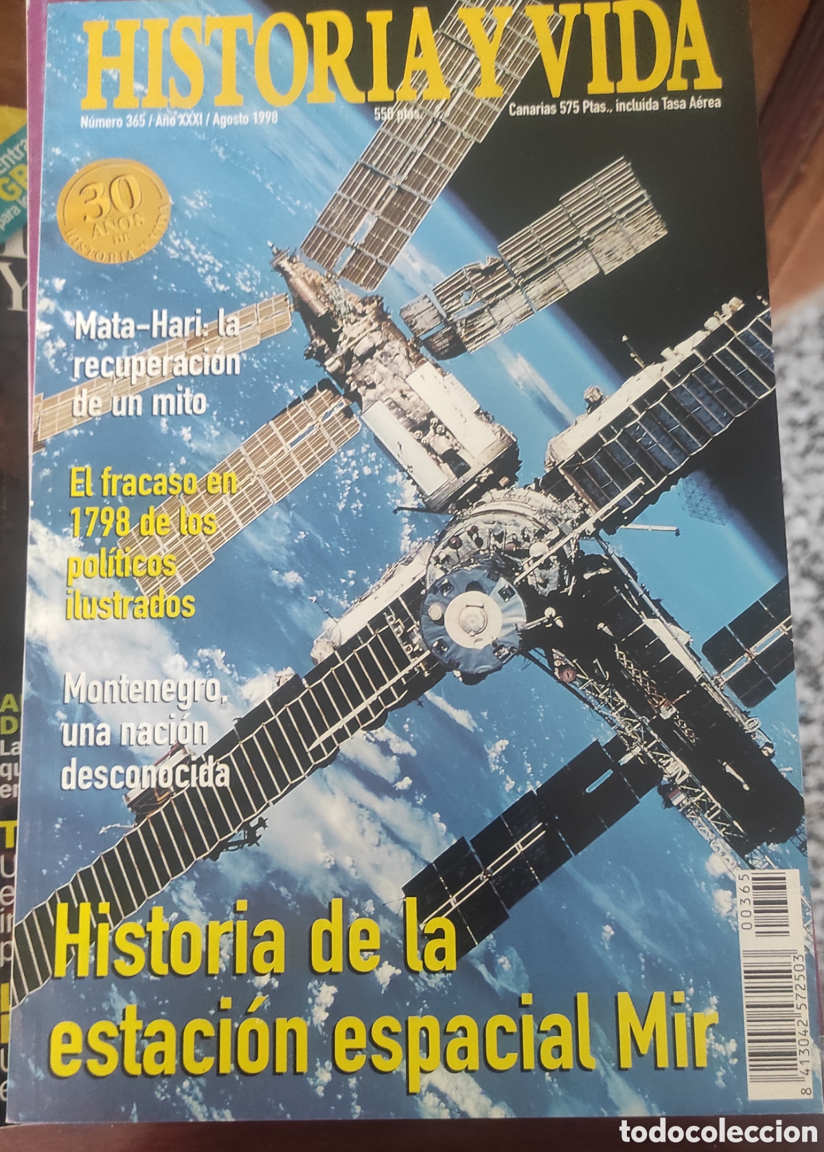 Coleccionismo de revista Historia y Vida: Historia y Vida. Historia de la estaci&oacute;n Mir.