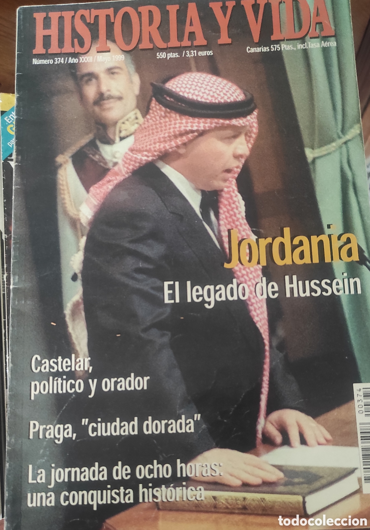 Coleccionismo de revista Historia y Vida: Historia y Vida. Jordania.