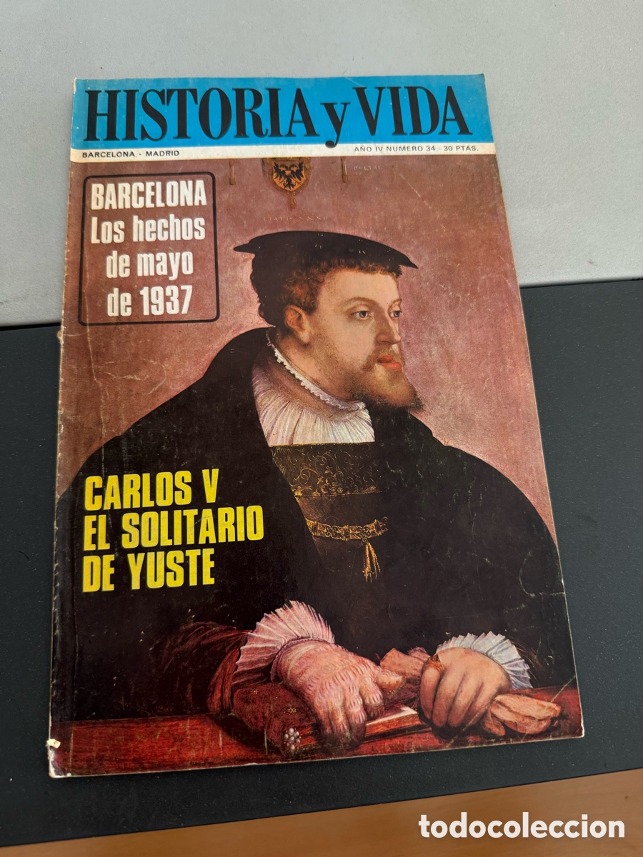 Coleccionismo de revista Historia y Vida: HISTORIA Y VIDA. N 34. CARLOS V. El Solitario de Yuste