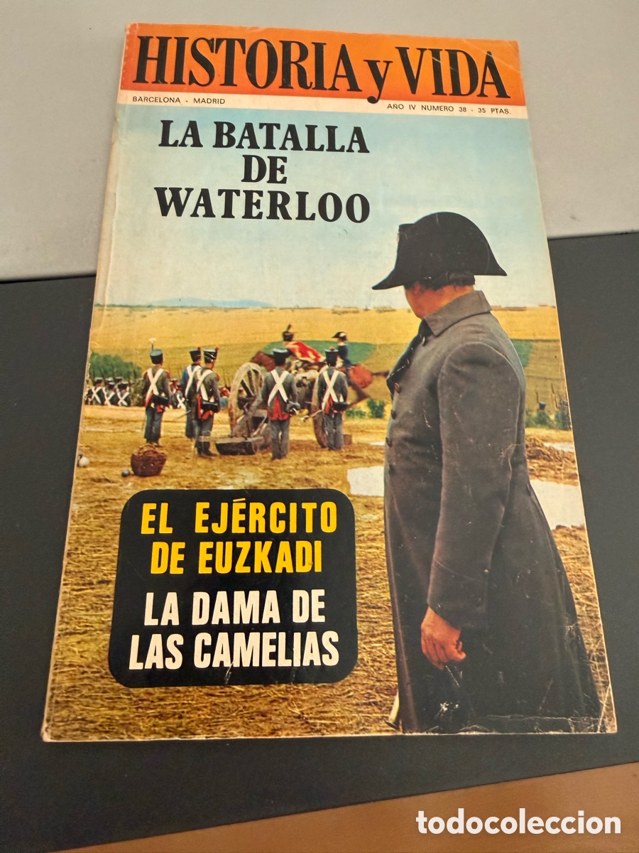 Coleccionismo de revista Historia y Vida: HISTORIA Y VIDA. N 38. LA BATALLA DE WATERLOO