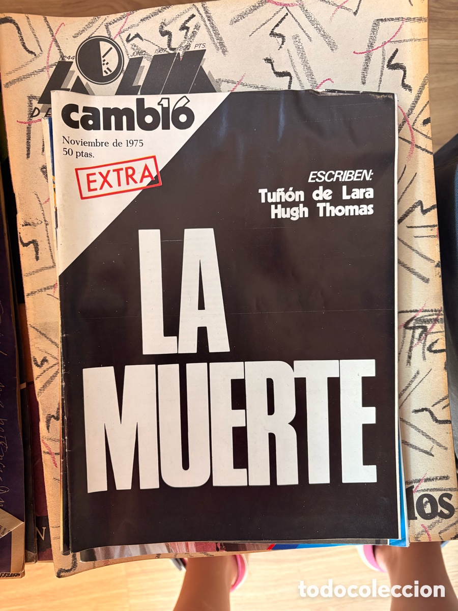 Coleccionismo de revista Historia y Vida: Lote de revistas originales Cambio 16 (1975) &ndash; Muerte de Franco