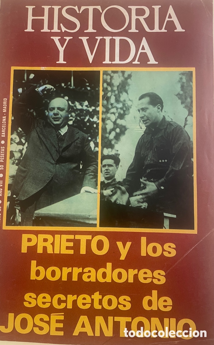 Coleccionismo de revista Historia y Vida: HISTORIA Y VIDA. N&uacute;m. 89. Agosto 1975.